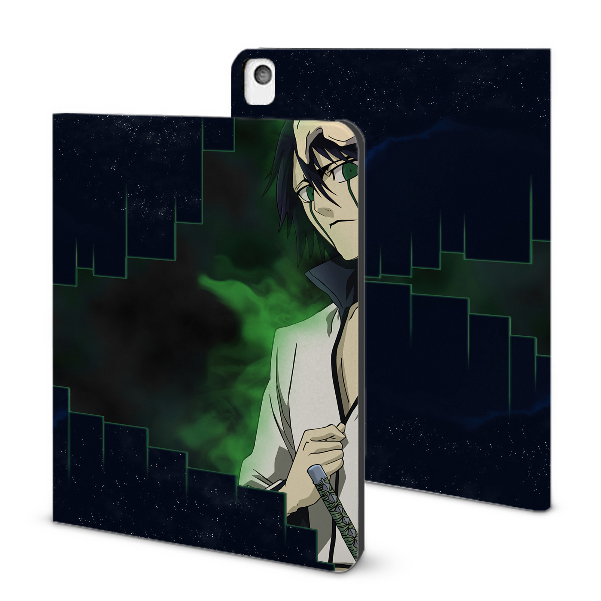 （画像用） ブリーチ BLEACH IPadケース ペンホルダー付き ブックスタイルデザイン
